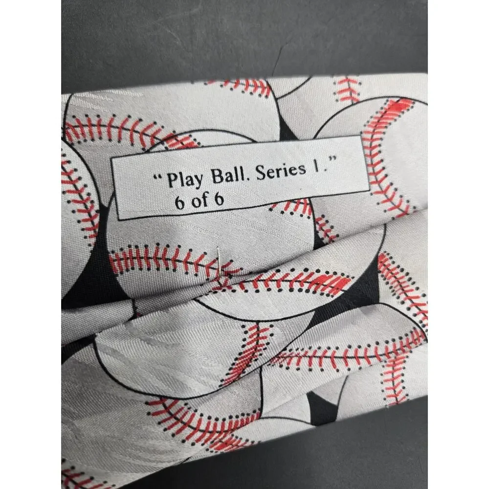 Men's Keith Daniels Baseball Tie Play Ball Series 1 Of 6